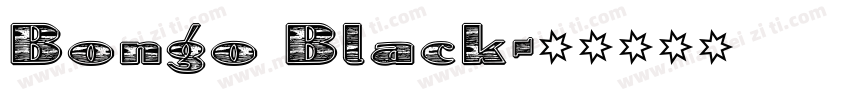 Bongo Black字体转换